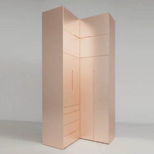 轉角立面極簡衣櫃 量身貼合牆角 邊角空間不浪費：圖片 2