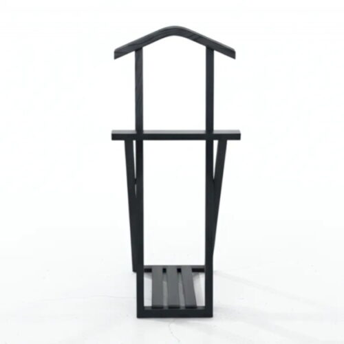 北歐實木折疊衣架 展開即用收合輕便：圖片 4