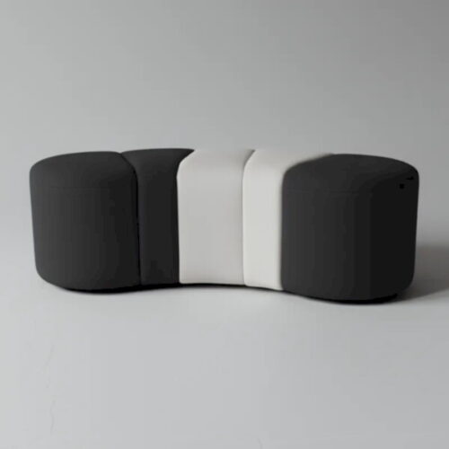 軟弧拼接設計長凳 感受弧線的放鬆感：圖片 3