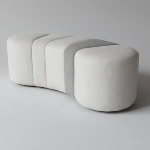 軟弧拼接設計長凳 感受弧線的放鬆感：圖片 1