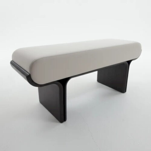 柔弧木語長凳 勾勒空間靜謐線條：圖片 1