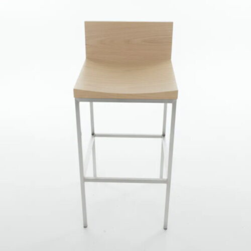 訂製吧椅  玫瑰金胡桃吧椅  鈦金腳座奢華感：圖片 6