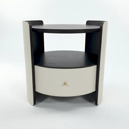 馬鞍皮橡木雙層床頭櫃  空間更有型：圖片 2