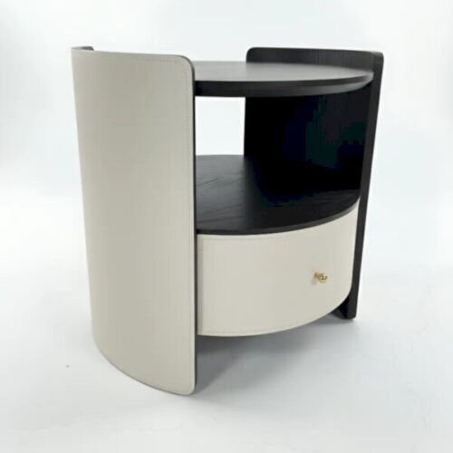 馬鞍皮橡木雙層床頭櫃  空間更有型：圖片 1