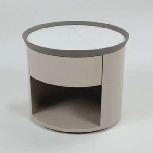 輕奢圓桌收納櫃  收納與美感兼具：圖片 1