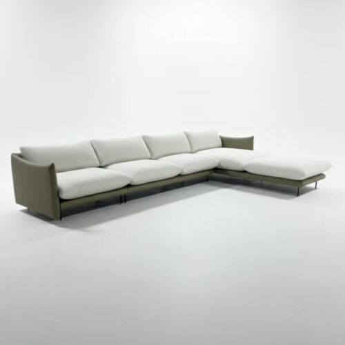 北歐雙色L形沙發  輕鬆打造北歐客廳：圖片 1