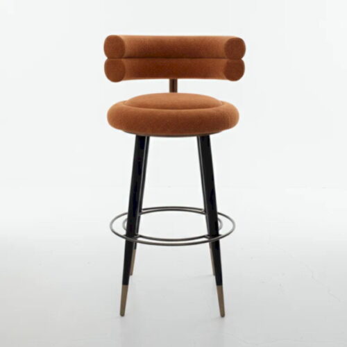 訂製吧台椅  輕奢圓背吧椅 撐起空間品味：圖片 2