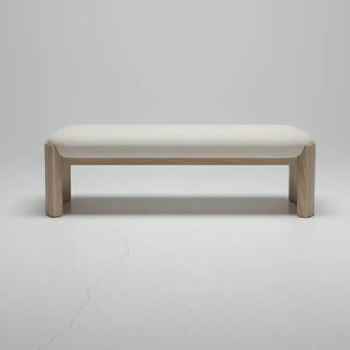 圓潤橡木腳長凳  溫潤自然質感：圖片 2